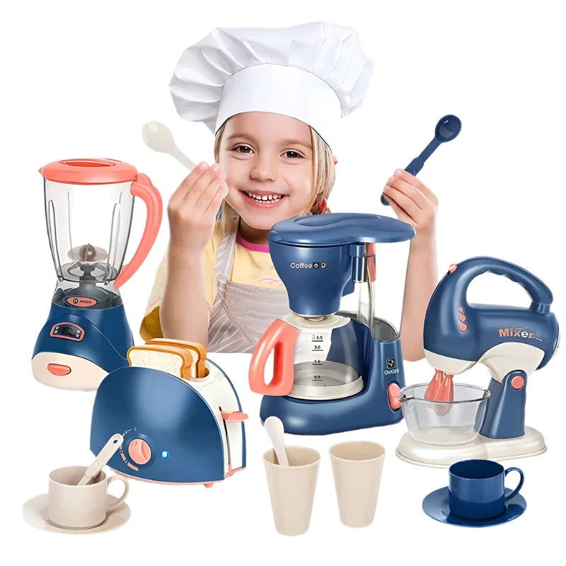 Kids Kitchen Play Set Appliances