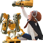 Camion robot magnétique transformable